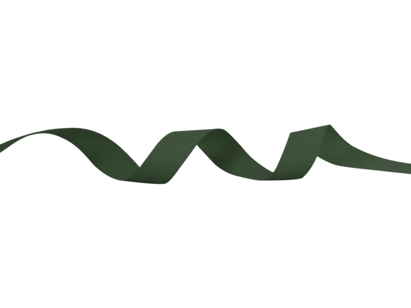 Cotton Twill Tape 20 mm/0,35 mm green (153)