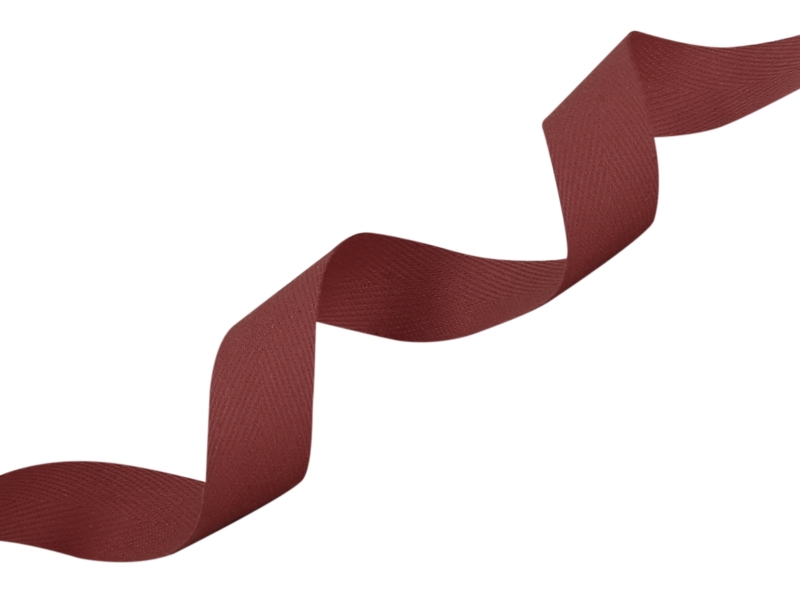 Cotton Twill Tape 20 mm/0,35 mm maroon (236)