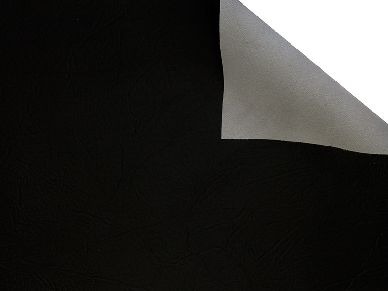 IMITATION LEATHER CANYON BLACK 110 140 CM 1 MB