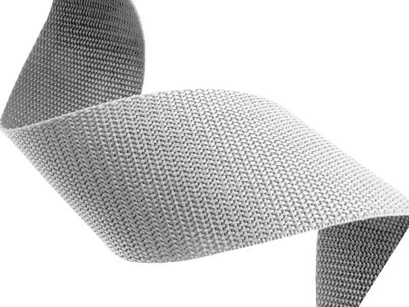 Tragband pp 40 mm / 1,3 mm hellgrau 336 50 lm