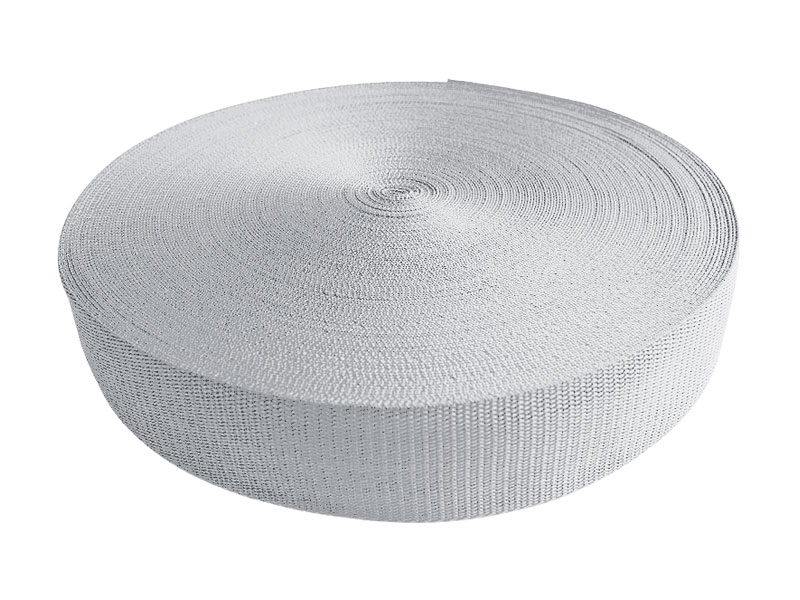 Tragband pp 40 mm / 1,3 mm hellgrau 336 50 lm