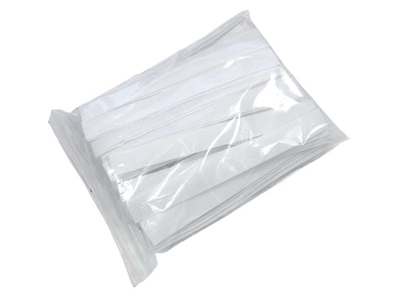 Velcro tape mix white stripes 60 x 20 cm pes/nylon loop + hook Velcro tape mix white stripes 60 x 20 cm pes/nylon loop + hook