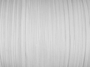 Flachgestricktes Gummiband 5 mm (501) weißes Polyester