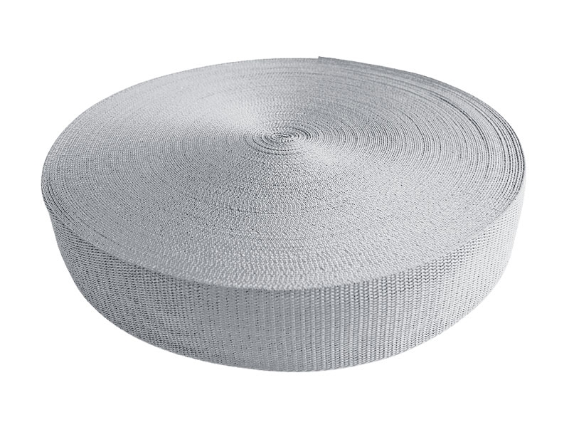 Tragband pp 50 mm / 1,3 mm hellgrau 132 50 lm