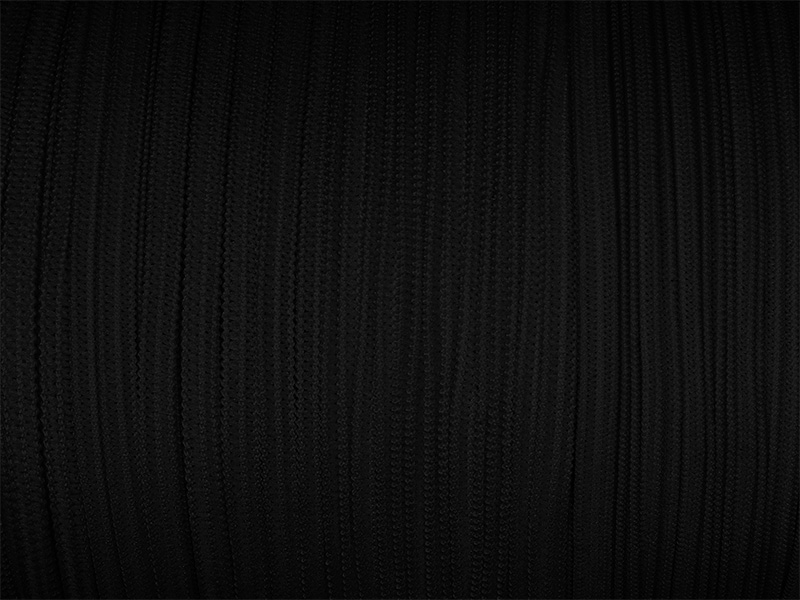 Elastischer band flach gestrickt 5 mm (580) Schwarz polyester 200 lm Elastischer band flach gestrickt 5 mm (580) Schwarz polyester 200 lm