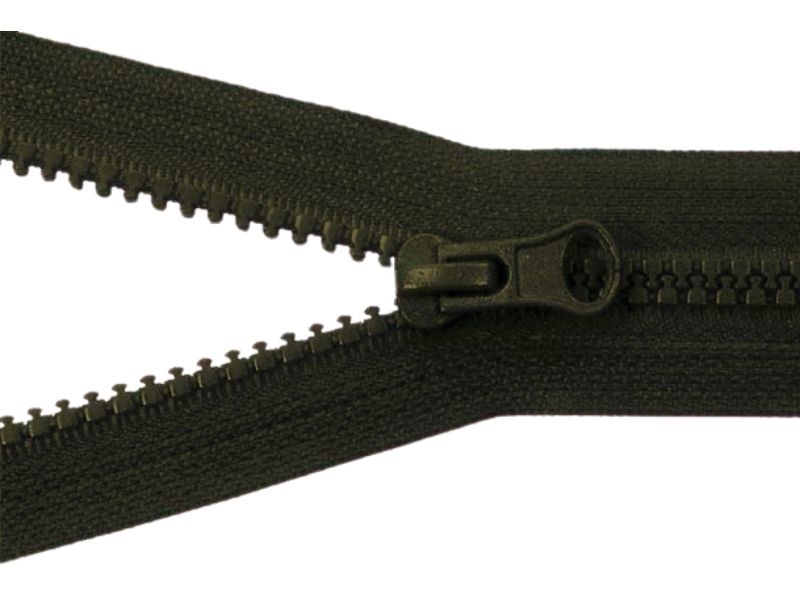 Zamek błyskawiczny kostkowy 5 nierozdzielczy 18 cm auto lock (175) zielony wojskowy Zamek błyskawiczny kostkowy 5 nierozdzielczy 18 cm auto lock (175) zielony wojskowy