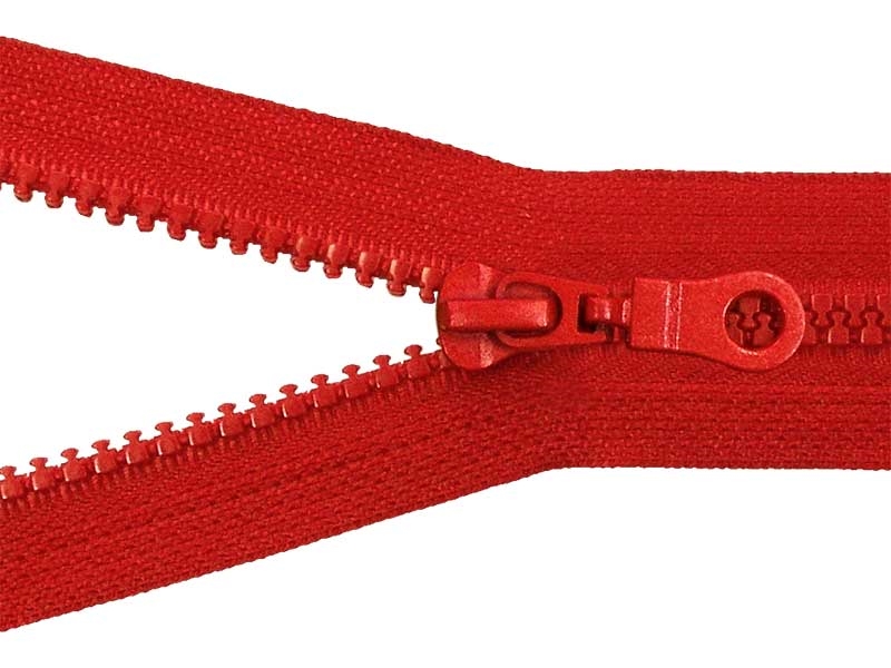 REIßVERSCHLUSS 5 TEILBAR 80 cm (171) ROT 50 ST.