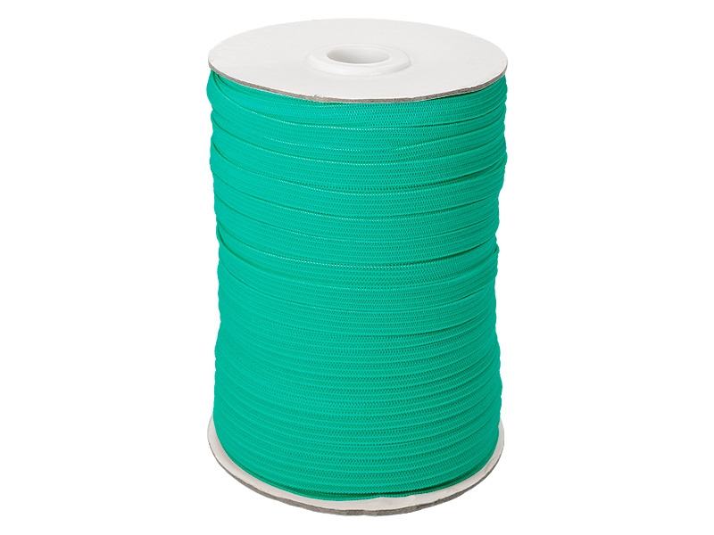 Knitted elastic tape 7 mm (533) mint polyester 100 mb