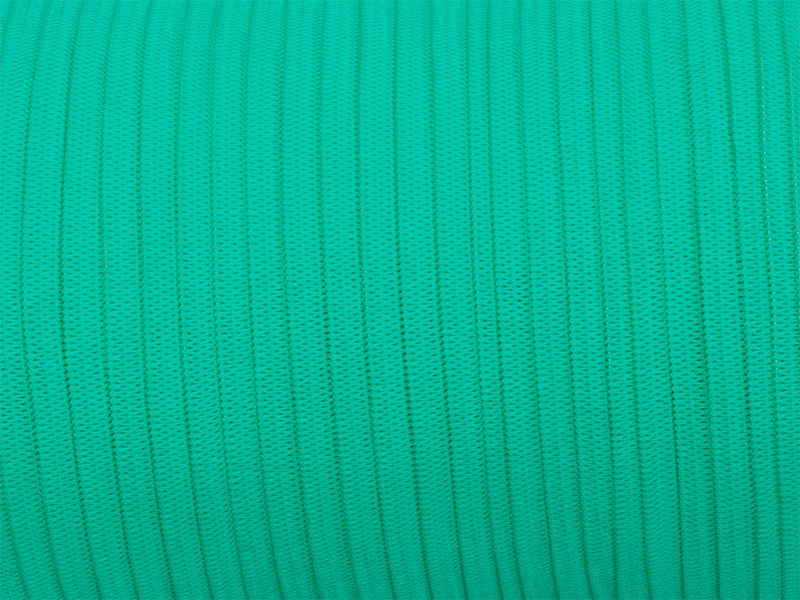 Pruženka hladká pletená 7 mm (533) máta polyester 100 m