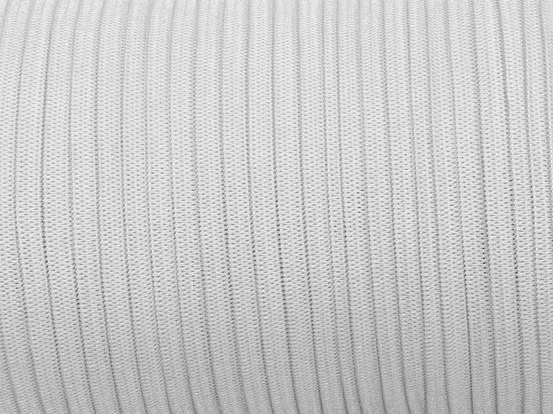 Pruženka hladká pletená 7 mm (336) svetle šedá polyester 100 m Pruženka hladká pletená 7 mm (336) svetle šedá polyester 100 m