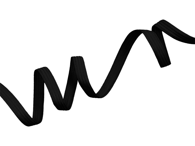 Pruženka hladká pletená 7 mm (301) grafitová polyester 100 m Pruženka hladká pletená 7 mm (301) grafitová polyester 100 m