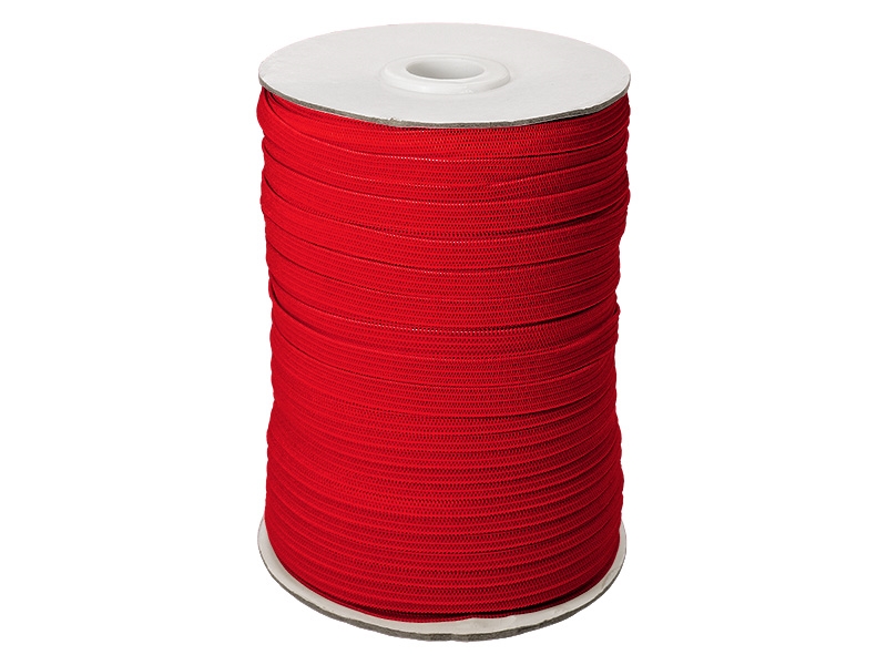 Elastischer band flach gestrickt 7 mm (516) Rosa polyester 100 lm Elastischer band flach gestrickt 7 mm (516) Rosa polyester 100 lm
