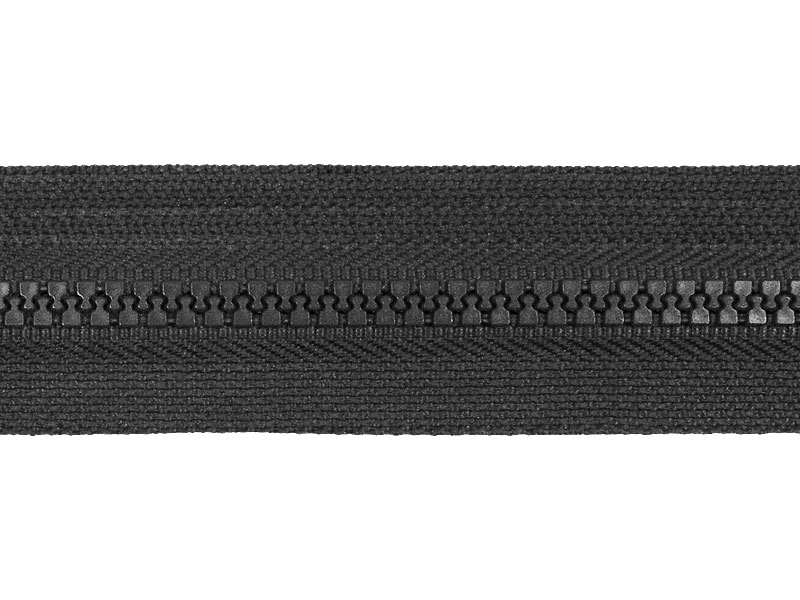 KOSTĚNÝ ZIP ŠÍŘE 5 DĚLITELNÝ TWO WAYS 70 cm (301) GRAFIT 50   KS