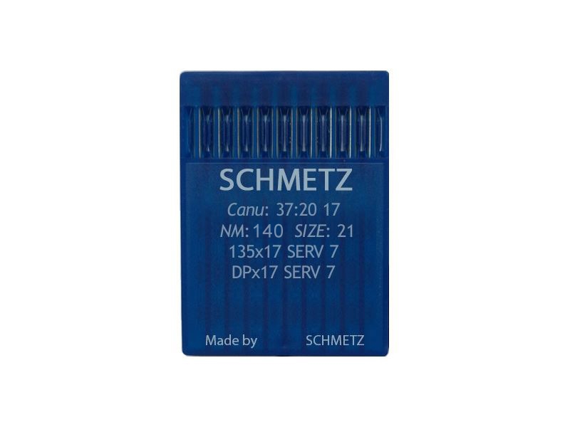 ИГЛА ШВЕЙНАЯ ДЛЯ МАШИН  ПРОМЫШЛЕННЫХ ГОЛОВКИ SCHMETZ 135X17 SERV7 140 100 ШТ.