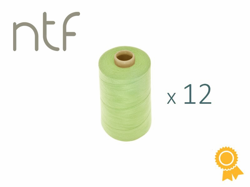POLYESTEROVÉ NITĚ NTF 40/2PISTÁCIE A769  1000 m x 12 ks