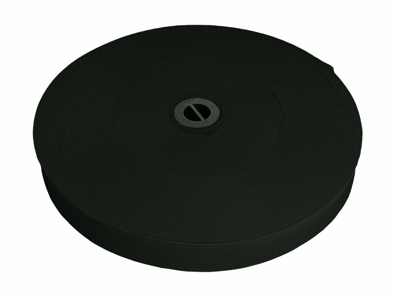 Pruženka hladká pletená 20 mm (017) tmavě zelená polyester 25 m Pruženka hladká pletená 20 mm (017) tmavě zelená polyester 25 m