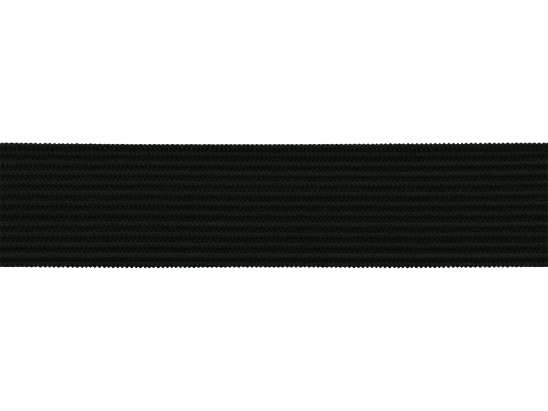 Elastischer band flach gestrickt 20 mm (017) dunkelgrün polyester 25 lm