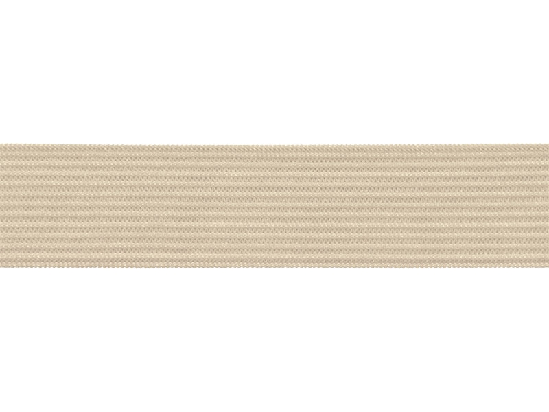 Pruženka hladká pletená 20 mm (101) béžová polyester 25 m