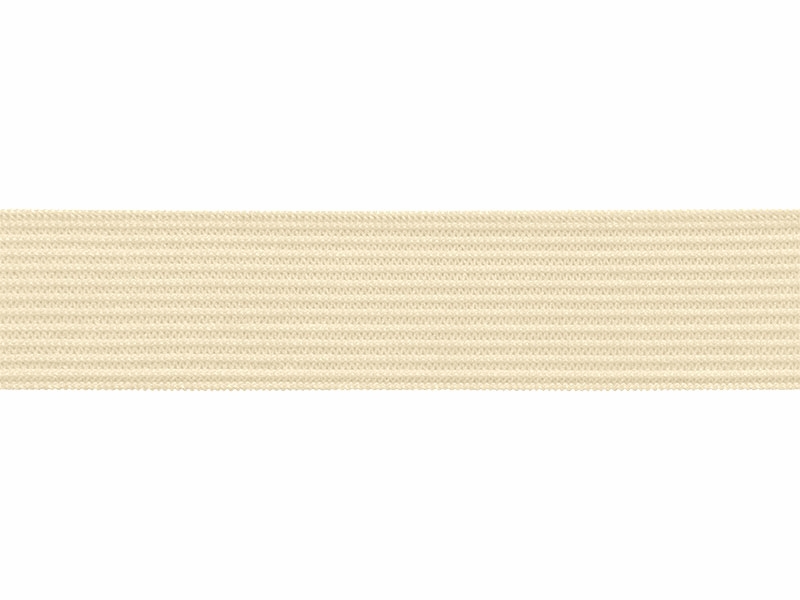 Knitted elastic tape 20 mm (122) light beige polyester 25 mb Knitted elastic tape 20 mm (122) light beige polyester 25 mb