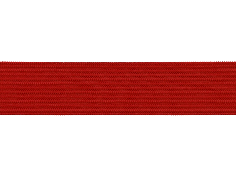 Pruženka hladká pletená 20 mm (171) červená polyester 25 m
