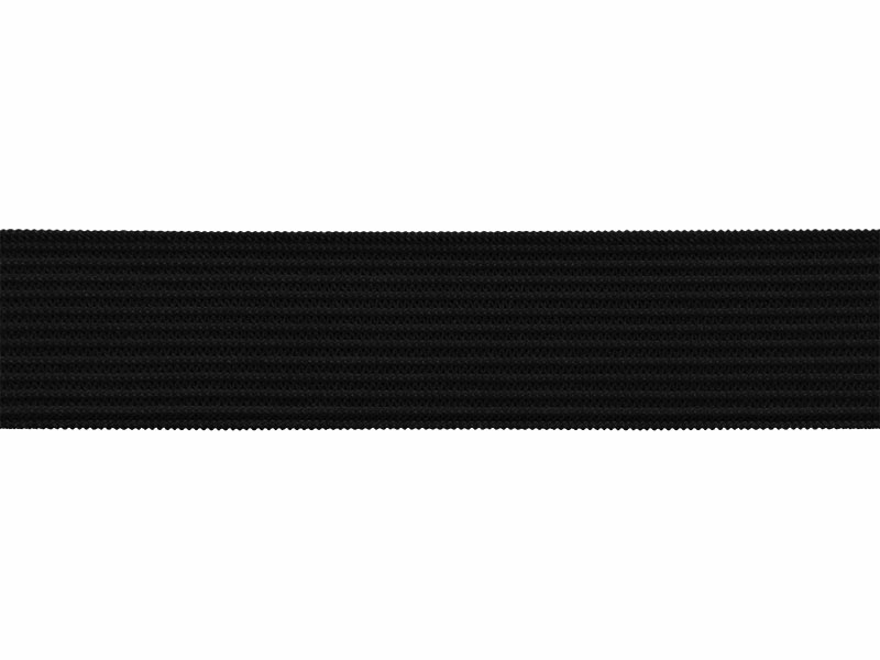Elastischer band flach gestrickt 20 mm (301) Graphit polyester 25 lm Elastischer band flach gestrickt 20 mm (301) Graphit polyester 25 lm