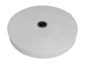 Flat knitted elastic band 20 MM polyester (336) light grey