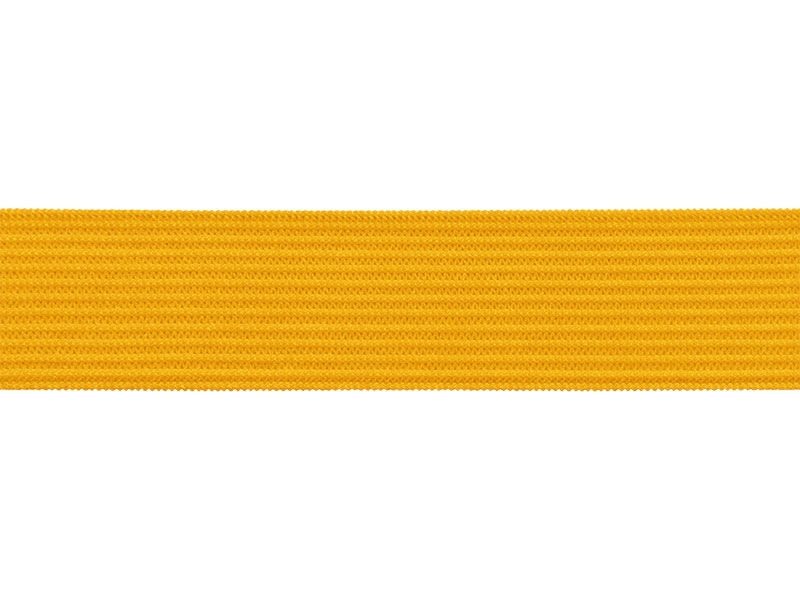 Elastischer band flach gestrickt 20 mm (504) Gelb polyester 25 lm Elastischer band flach gestrickt 20 mm (504) Gelb polyester 25 lm
