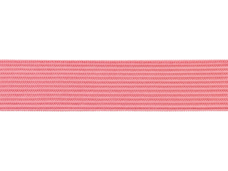 Pruženka hladká pletená 20 mm (513) růžový polyester 25 m