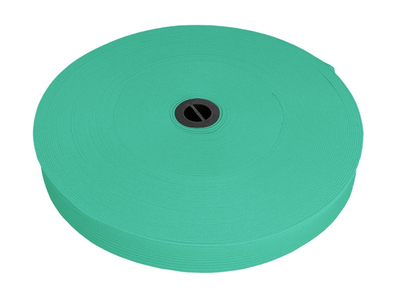 Pruženka hladká pletená 20 mm (533) máta polyester 25 m