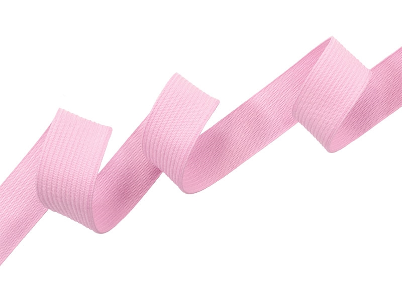 Elastischer band flach gestrickt 20 mm (552) Hellrosa polyester 25 lm Elastischer band flach gestrickt 20 mm (552) Hellrosa polyester 25 lm