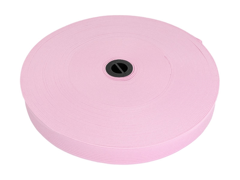 Elastischer band flach gestrickt 20 mm (552) Hellrosa polyester 25 lm Elastischer band flach gestrickt 20 mm (552) Hellrosa polyester 25 lm