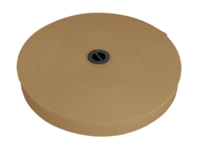 Flat knitted elastic band 20 MM polyester (894) dark beige
