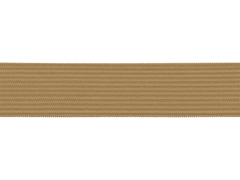 Knitted elastic tape 20 mm (894) dark beige polyester 25 mb Knitted elastic tape 20 mm (894) dark beige polyester 25 mb