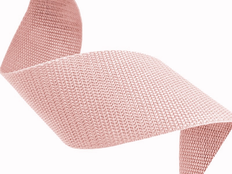 Webbing pp 10 mm / 1,3 mm light pink 811 50 mb