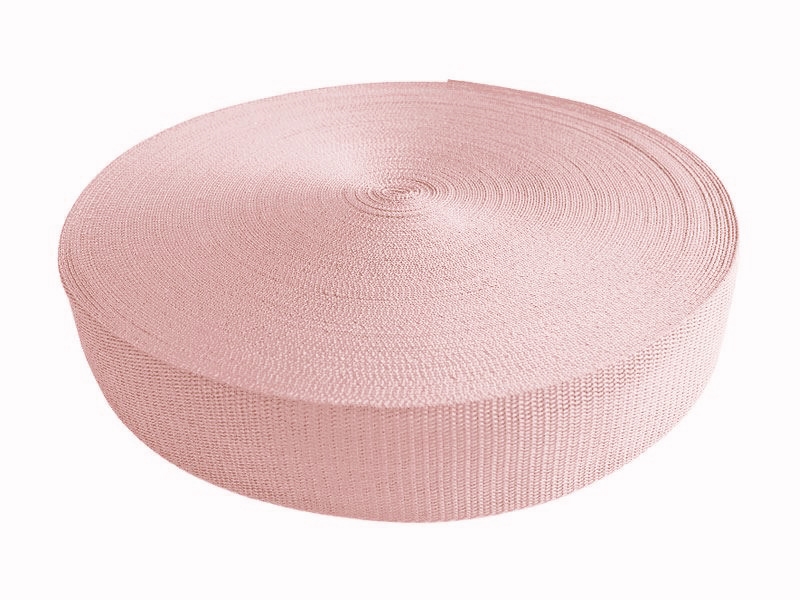 Webbing pp 40 mm / 1,3 mm light pink 811 50 mb Webbing pp 40 mm / 1,3 mm light pink 811 50 mb