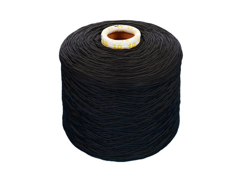 GUMMIKORDEL 2 MM SCHWARZ 580    POLYESTER 2700  LM
