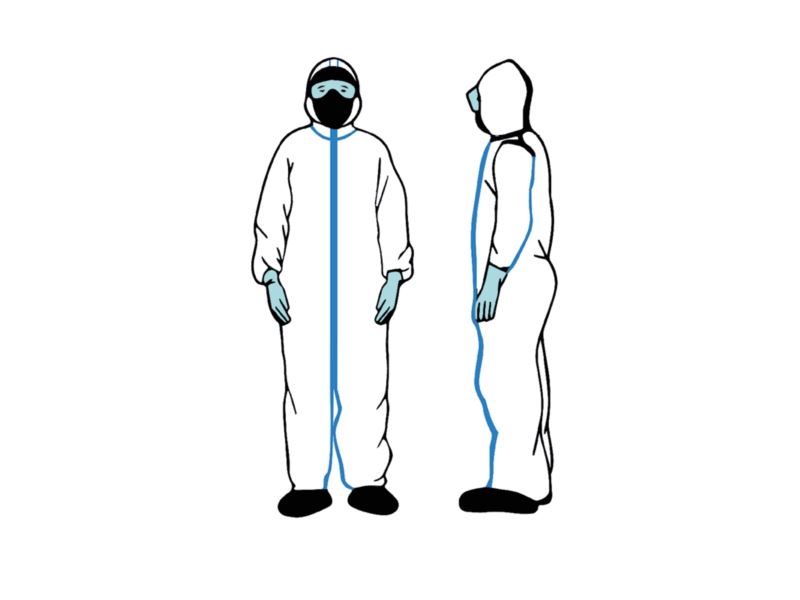 COVERALL, WHITE - XL (cat.III 3/4) COVERALL, WHITE - XL (cat.III 3/4)