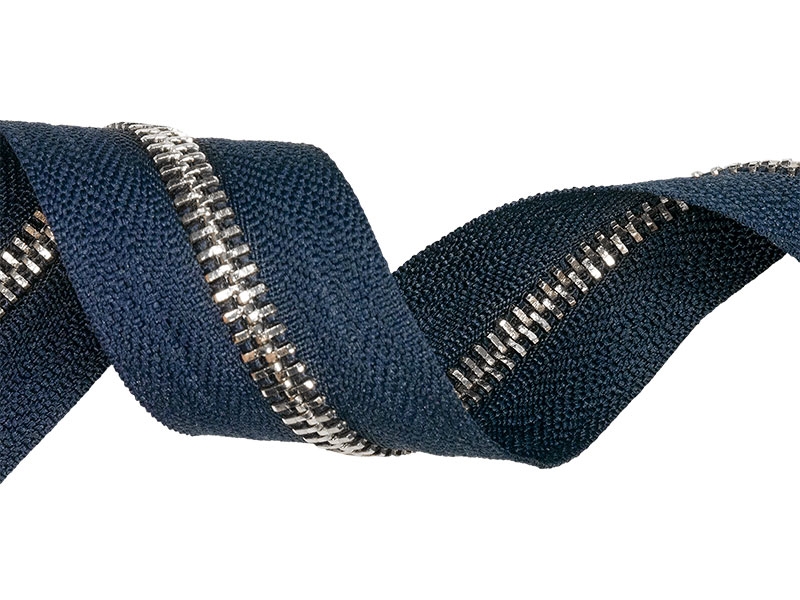 METAL ZIPPER  TAPE 5 (058) NAVY BLUE GLOSSY NICKEL