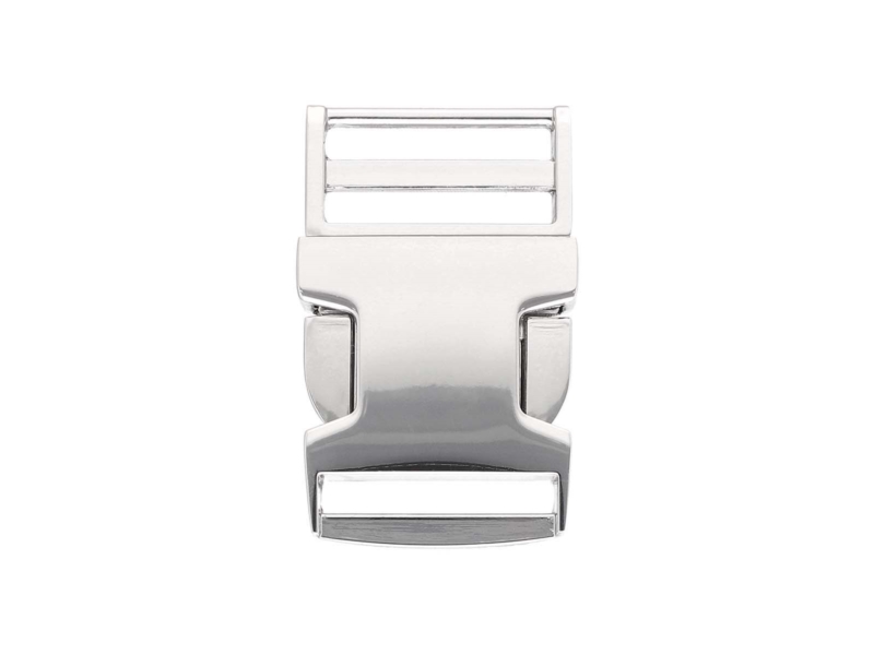 Metal buckle 25 mm nickel 1 pcs