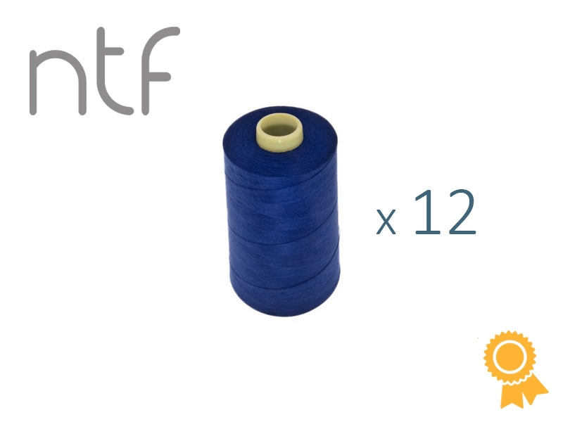 POLYESTERGARN NTF 40/2 KOBALTBLAU A794 1000 M x 12 ST