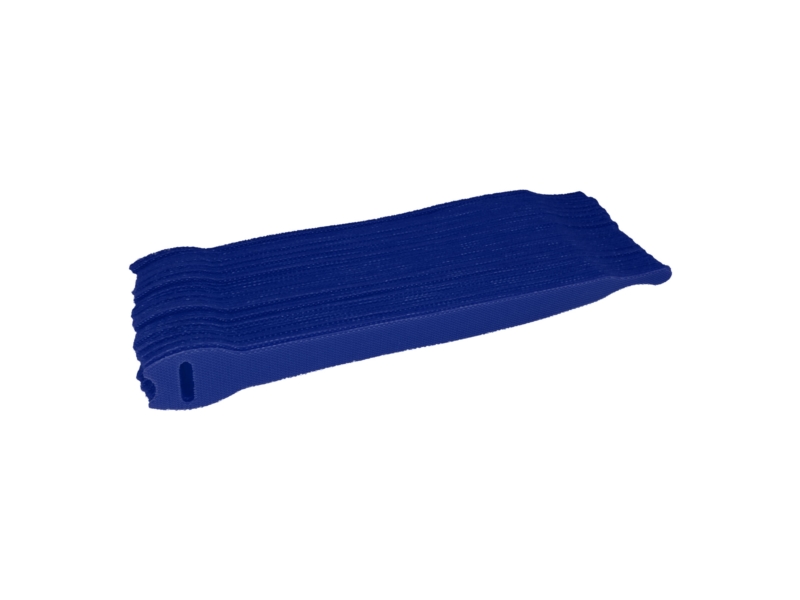 KABELBINDER   MIT KLETTVERSCHLUSS 200/12 MM BLAU  115 50  ST.