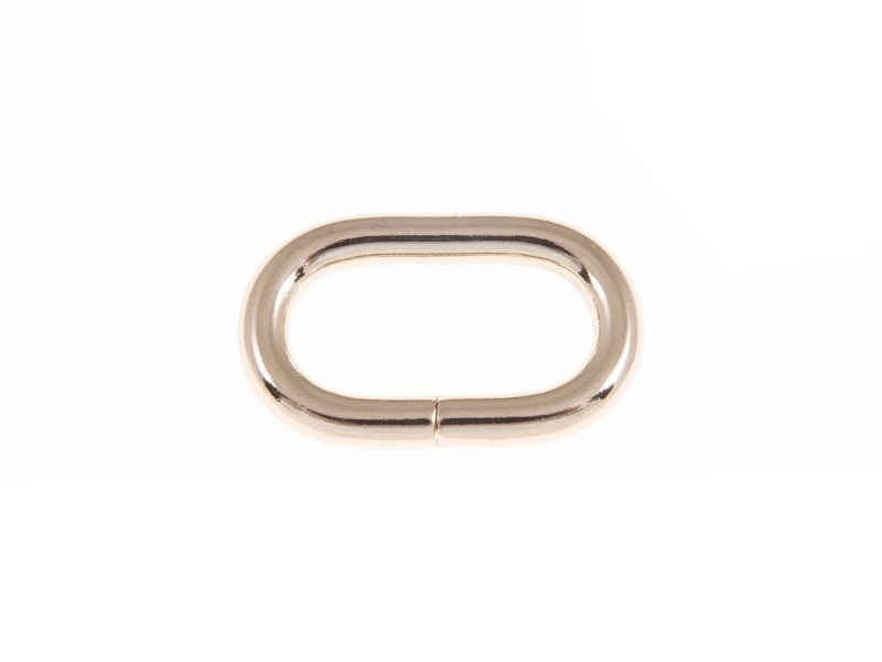 EXTRA GLANZ METALLRING  (OVAL)   32/16/5,8 MM  LICHT GOLD  DRAHT 150 ST.