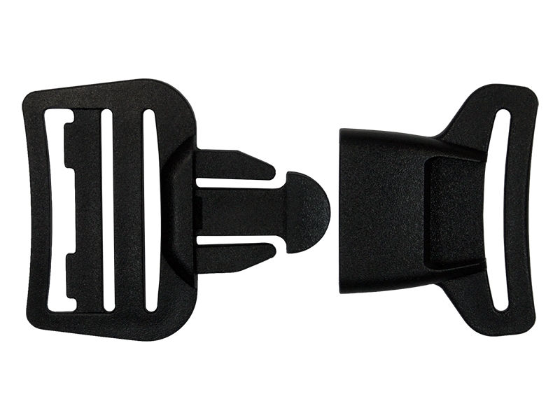 Plastic buckle 40 mm tola 2 black 25 pcs