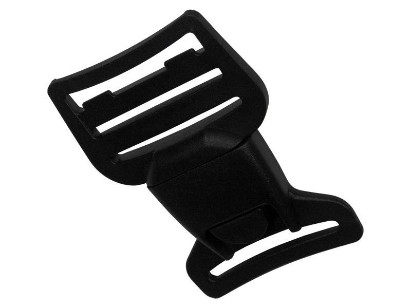Plastic buckle 40 mm tola 2 black 25 pcs