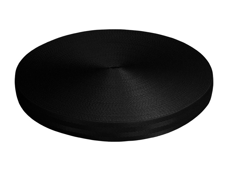 WEBBING 40 MM / 1,45 MM BLACK 580 PP 50 MB WEBBING 40 MM / 1,45 MM BLACK 580 PP 50 MB