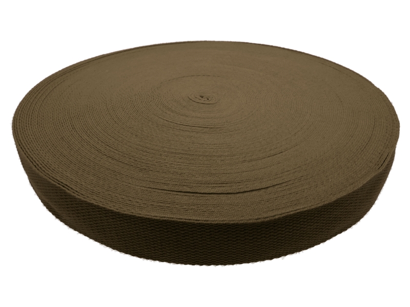 Polycotton popruh 1,4 mm olive 170 pp 50 yd