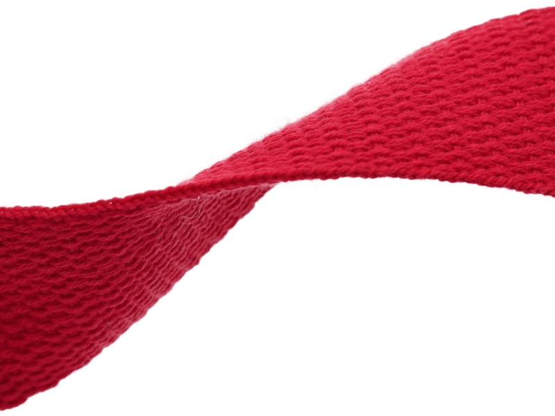 Polycotton webbing 2 red 620 pp 50 yd