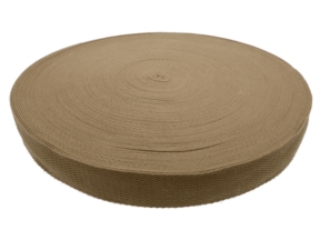 Polycotton backing tape 2 mm dark beige (D 894)
