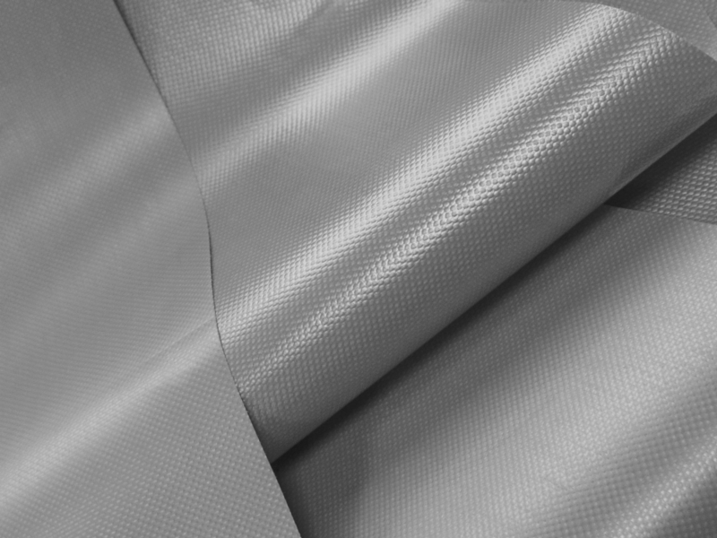 POLYESTEROVÁ TKANINA TARPAULIN ŠEDÁ 150 CM REACH