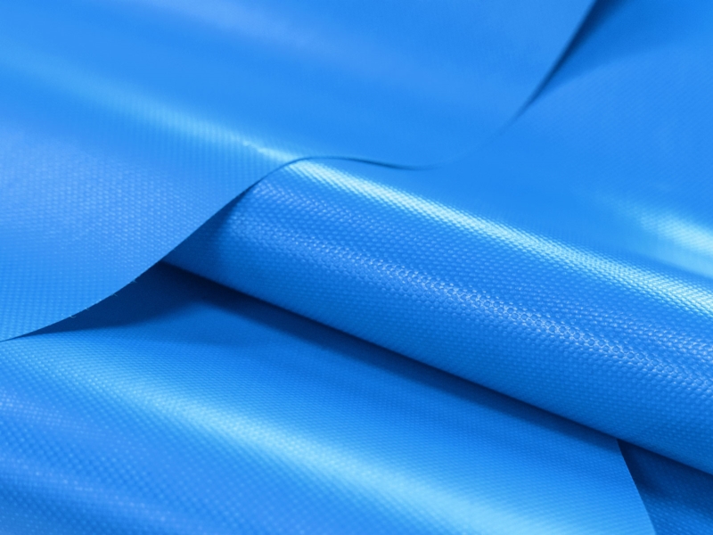 Tarpaulin tkanina poliestrowa niebieski 380 g/m2